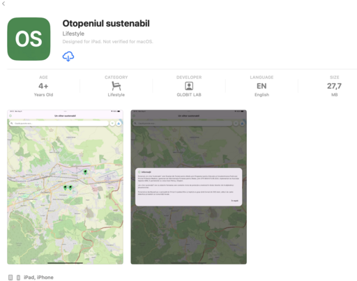 aplicatia otopeniul sustenabil